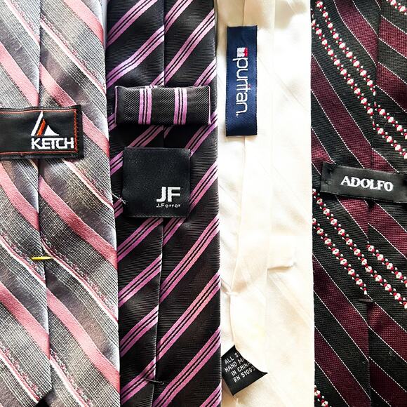 Lot of Ties, both Vintage and Modern, Eclectic Grandpa - Picture 9 of 12